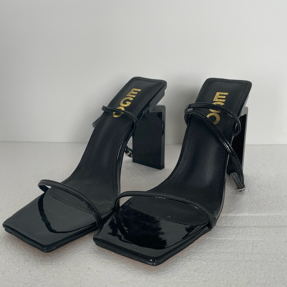 Unique Ankle Strap Heeled Sandal
